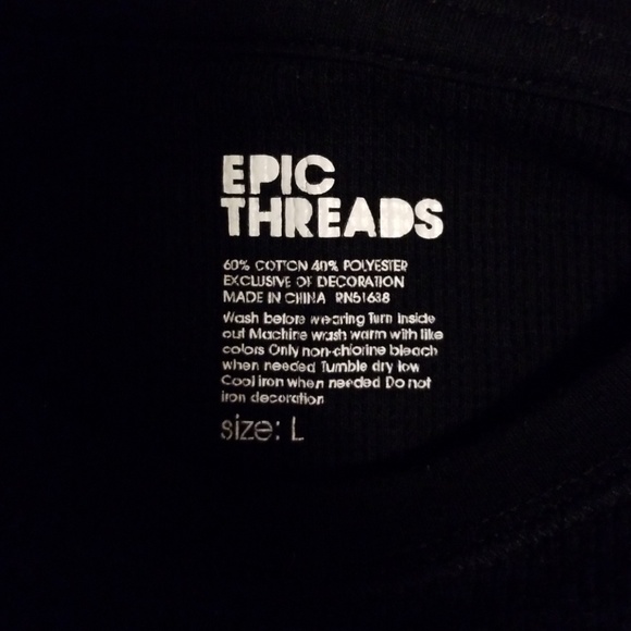 Epic Threads  long sleeve tees - Picture 3 of 3